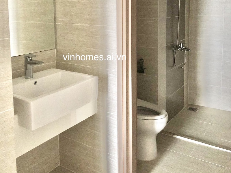 Căn hộ Sapphire tiêu chuẩn cơ bản vinhomes phòng tắm hoàn thiện thiết bị vệ sinh cao cấp